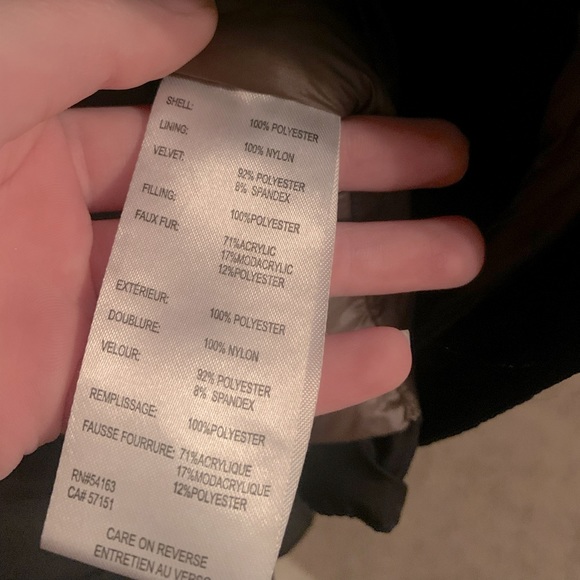 Calvin Klein Puffy Coat with Removable Faux Fur Hood - Picture 6 of 8